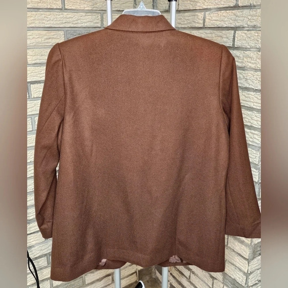 SAG HARBOR Petites 100% Wool Blazer Sz 14 - Picture 4 of 8